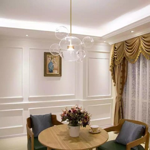 Moosee MOOSEE lampa wisząca CAPRI 6 złota