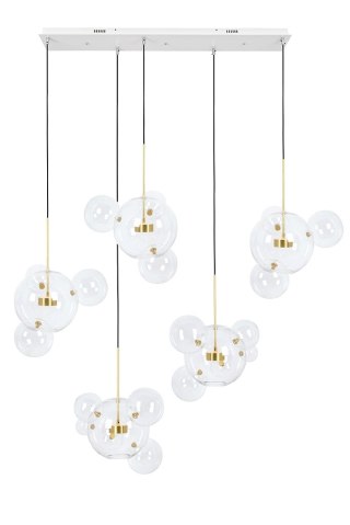 MOOSEE lampa wisząca CAPRI LINE 5 złota