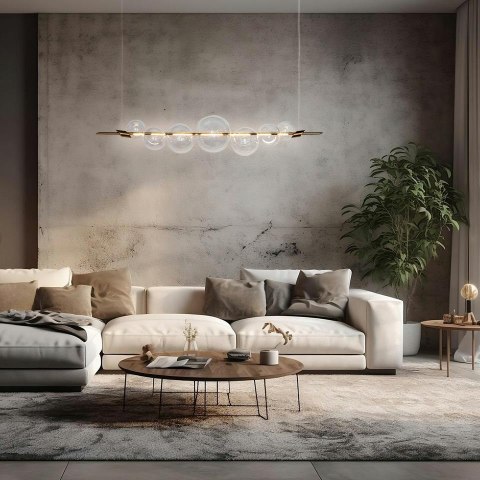 Moosee MOOSEE lampa wisząca ECHO 140 złota