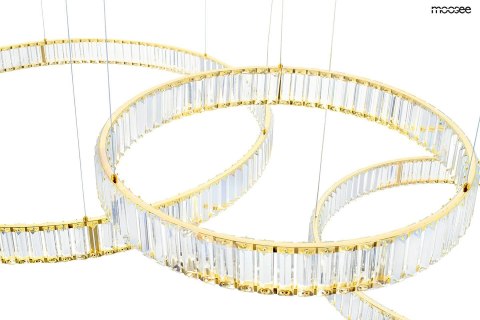 Moosee MOOSEE lampa wisząca LIBERTY 3B złota