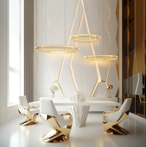 Moosee MOOSEE lampa wisząca LIBERTY 3B złota