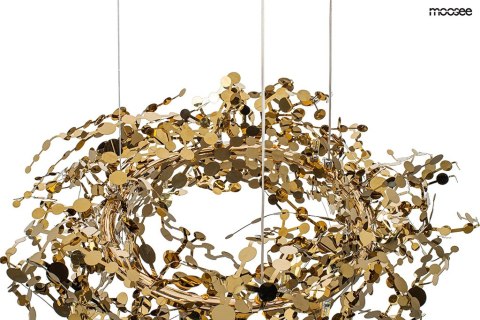 Moosee MOOSEE lampa wisząca MONETE 60 złota