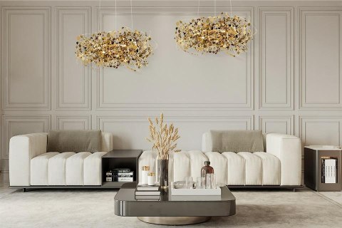 Moosee MOOSEE lampa wisząca MONETE 60 złota