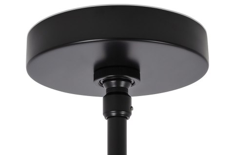 MOOSEE lampa wisząca PLANETARIO 15 czarna - klosze dymione