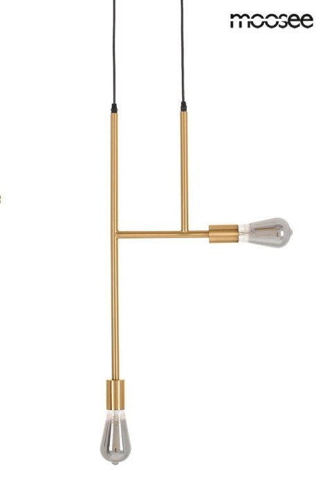 Moosee MOOSEE lampa wisząca RIVA 2 złota