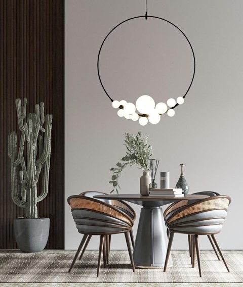 Moosee MOOSEE lampa wisząca ROCIO czarna