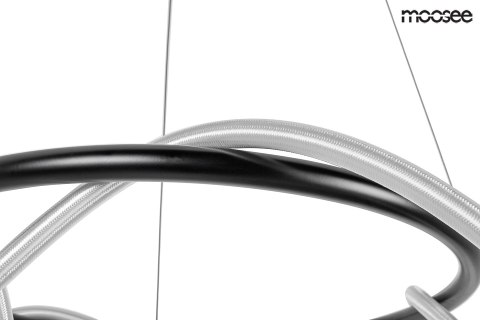 Moosee MOOSEE lampa wisząca SERPIENTE 60 czarna