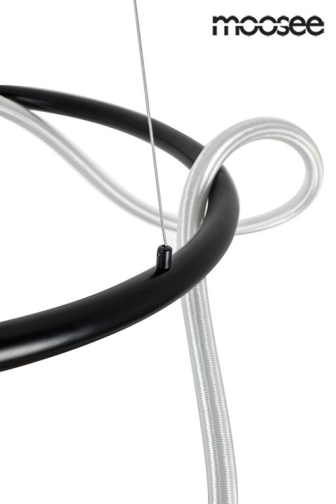Moosee MOOSEE lampa wisząca SERPIENTE 60 czarna
