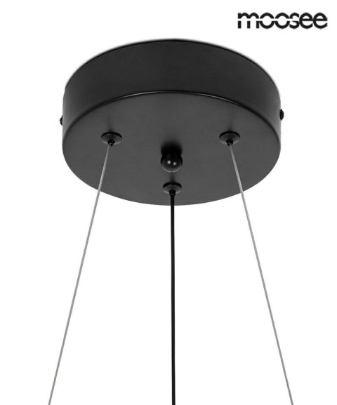 Moosee MOOSEE lampa wisząca SERPIENTE 60 czarna