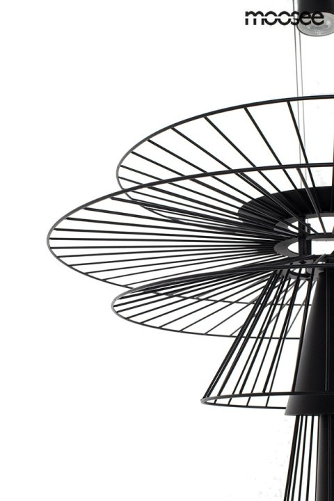 Moosee MOOSEE lampa wisząca SESTO czarna