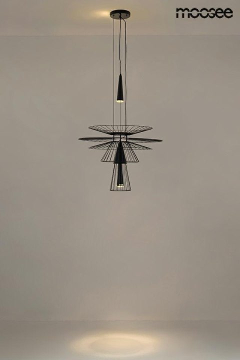 Moosee MOOSEE lampa wisząca SESTO czarna