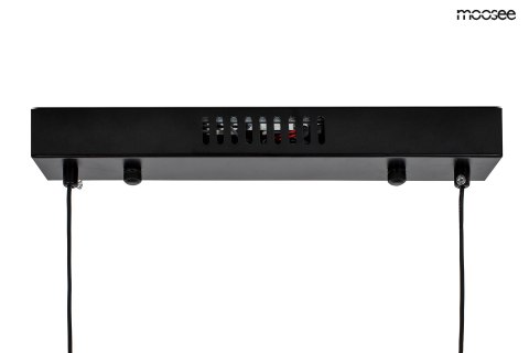 Moosee MOOSEE lampa wisząca SHAPE DUO 120 czarna
