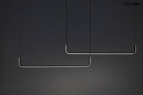 Moosee MOOSEE lampa wisząca SHAPE DUO 120 czarna