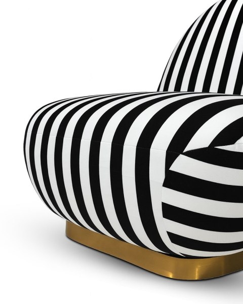 MaMaison MaMaison fotel obrotowy AZURE biały / czarny