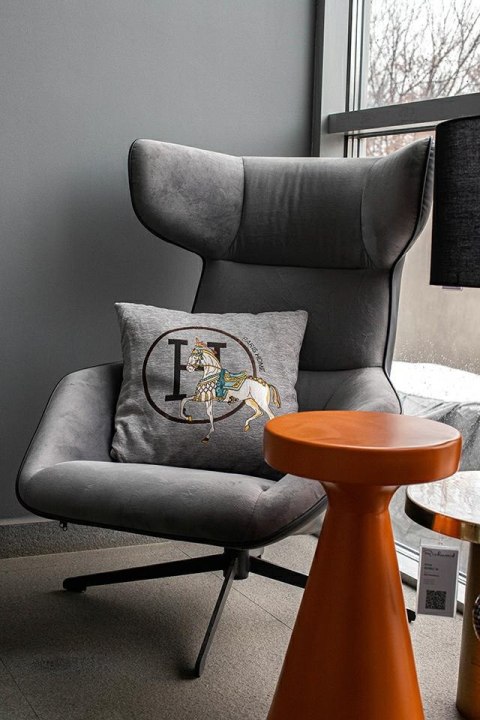 Poduszka dekoracyjna SHP PARIS HOME szara