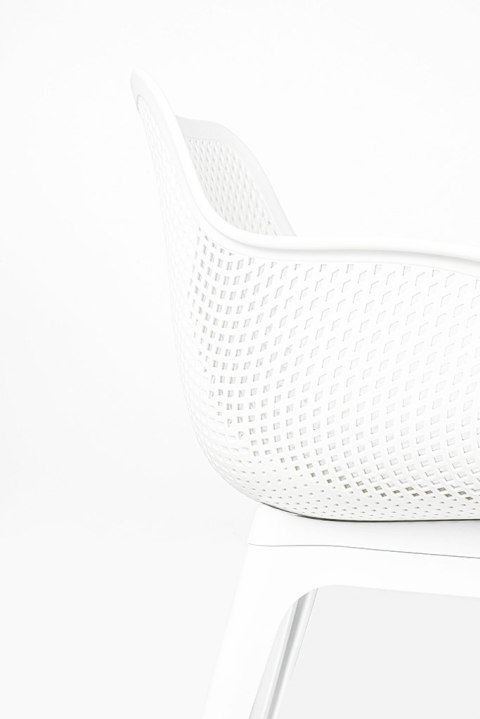 Krzesło LANDI białe - polipropylen