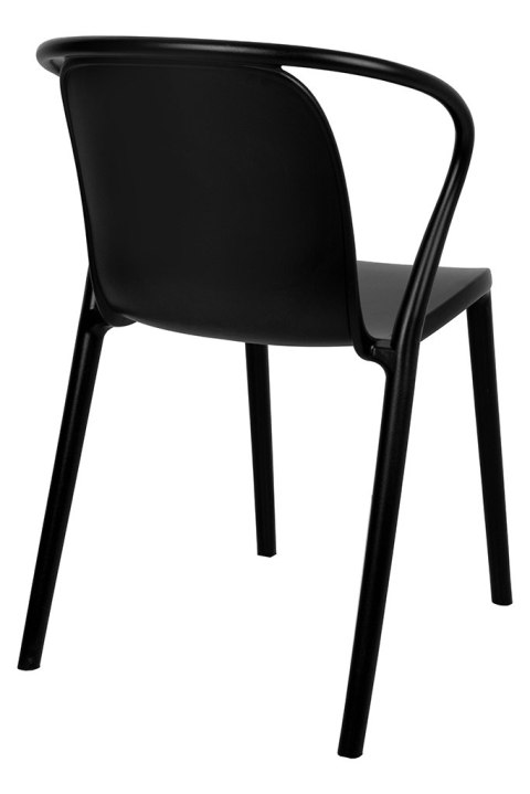 King Home Krzesło SPARKS czarne - polipropylen