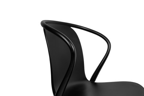 King Home Krzesło SPARKS czarne - polipropylen