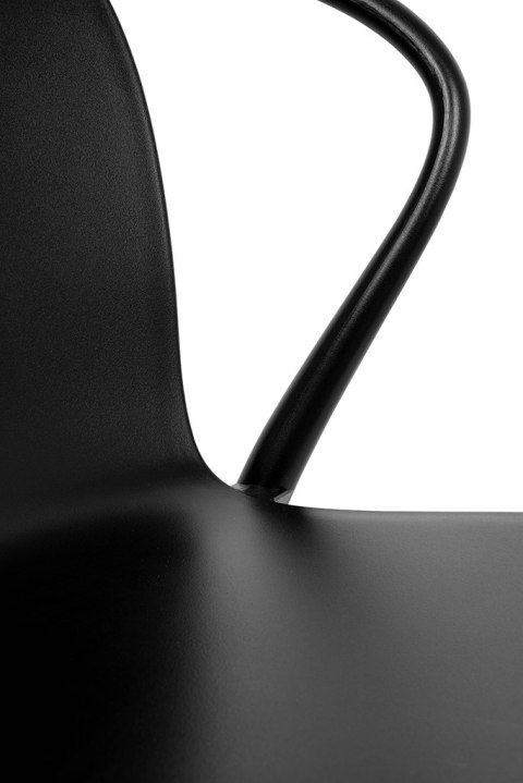 King Home Krzesło SPARKS czarne - polipropylen