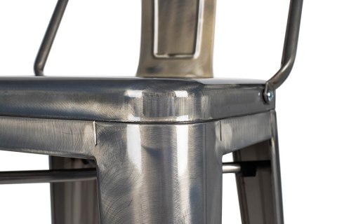 King Home Krzesło barowe TOWER BACK 66 (Paris) metal