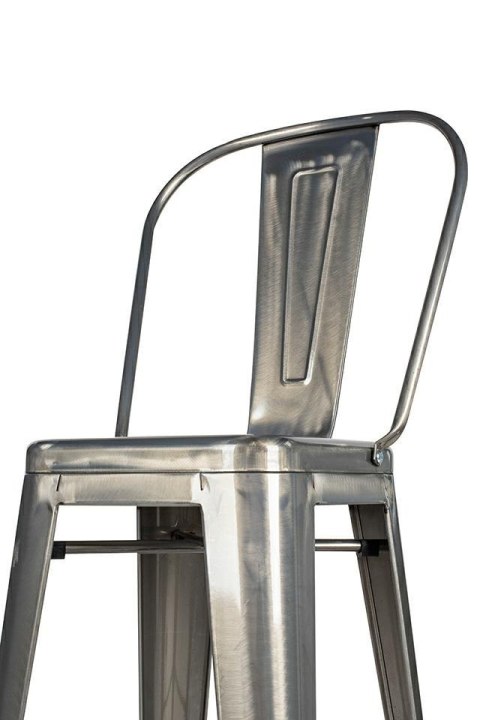 King Home Krzesło barowe TOWER BIG BACK 76 (Paris) metal