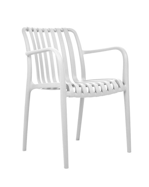 MODESTO krzesło STRIPS ARM białe