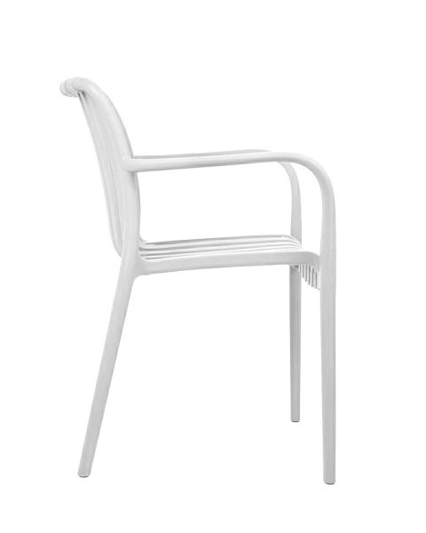 MODESTO krzesło STRIPS ARM białe
