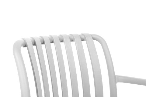MODESTO krzesło STRIPS ARM białe