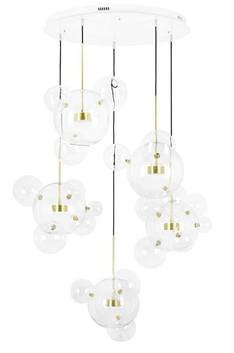 MOOSEE Lampa wisząca CAPRI DISC 5 złota