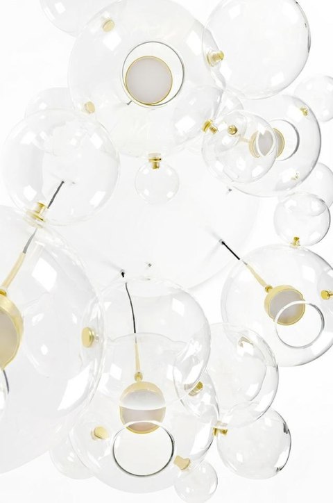 MOOSEE Lampa wisząca CAPRI DISC 5 złota