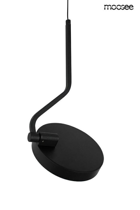 Moosee MOOSEE lampa ścienna FLAT czarna