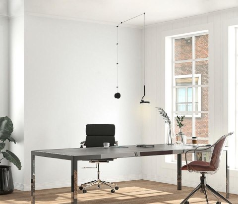 Moosee MOOSEE lampa ścienna FLAT czarna