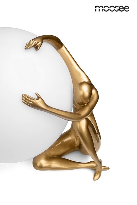 MOOSEE lampa stołowa UOMO 50 złota