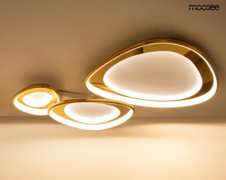 MOOSEE lampa sufitowa / plafon CELL 3 złota