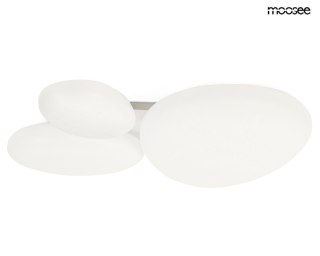 MOOSEE lampa sufitowa / plafon CLOUD 3 biała