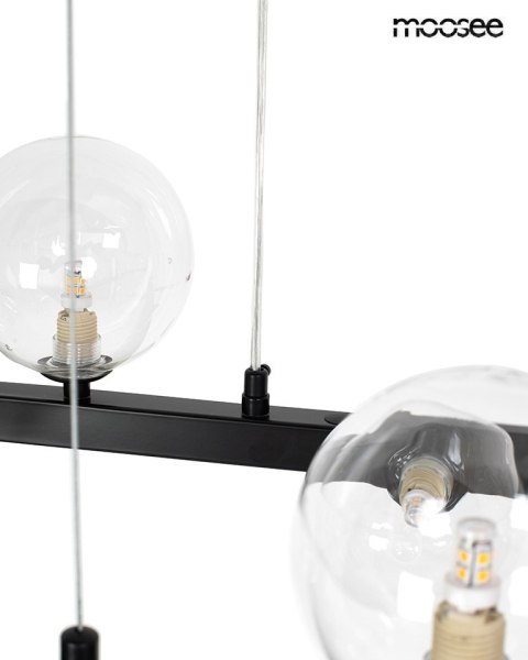 MOOSEE lampa wisząca ALURE OVAL 120 czarna