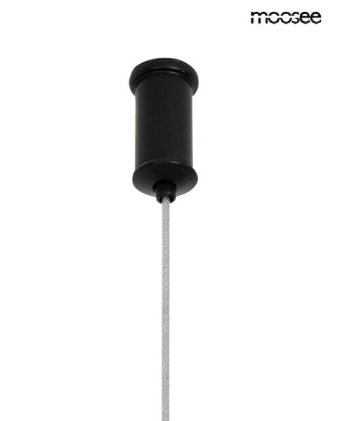 MOOSEE lampa wisząca ALURE OVAL 120 czarna