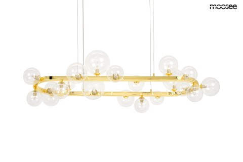 MOOSEE lampa wisząca ALURE OVAL 120 złota