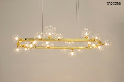 MOOSEE lampa wisząca ALURE OVAL 120 złota