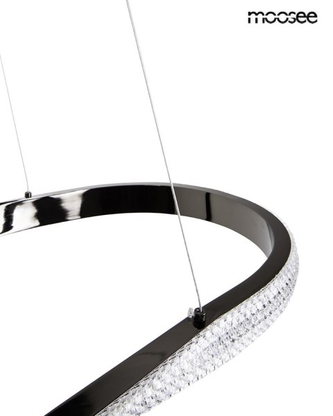 MOOSEE lampa wisząca ANILLO 120 czarny chrom