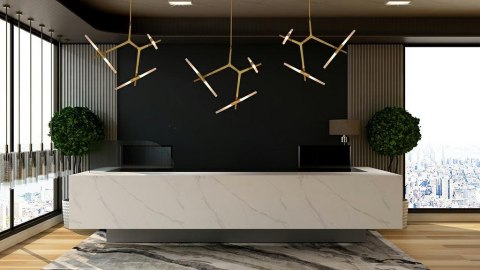 Moosee MOOSEE lampa wisząca CANDELABR 6 złota