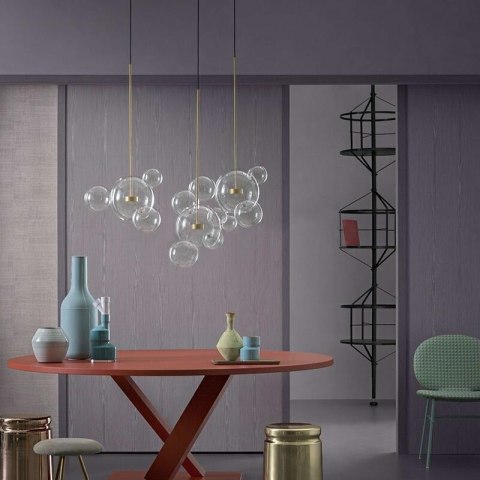 Moosee MOOSEE lampa wisząca CAPRI LINE 3 złota