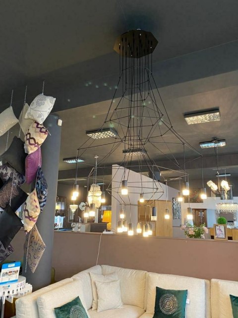 MOOSEE lampa wisząca FLUSSO 20 czarna