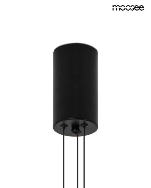 Moosee MOOSEE lampa wisząca OCTO 3 czarna