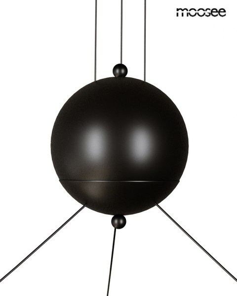 Moosee MOOSEE lampa wisząca OCTO 3 czarna