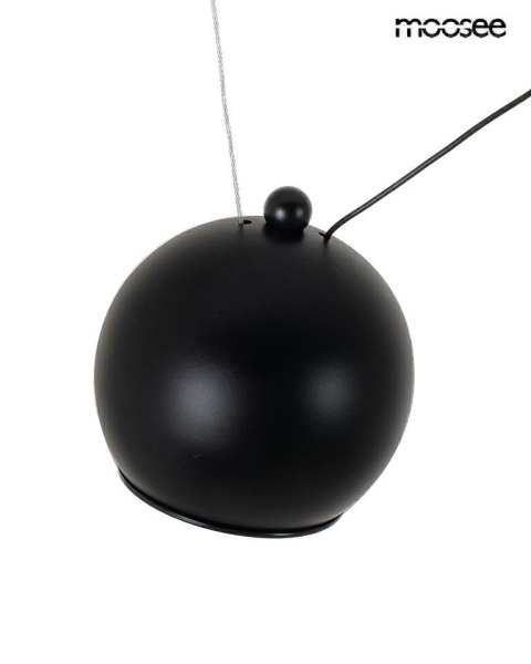 Moosee MOOSEE lampa wisząca OCTO 5 czarna