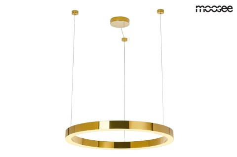Moosee MOOSEE lampa wisząca RING LUXURY 70 złota