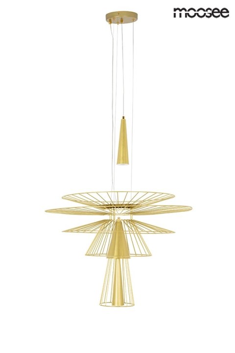 MOOSEE lampa wisząca SESTO złota