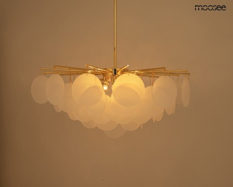 Moosee MOOSEE lampa wisząca SUONO 80 złota
