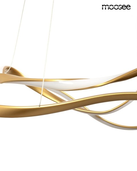 MOOSEE lampa wisząca WAVES 2 złota